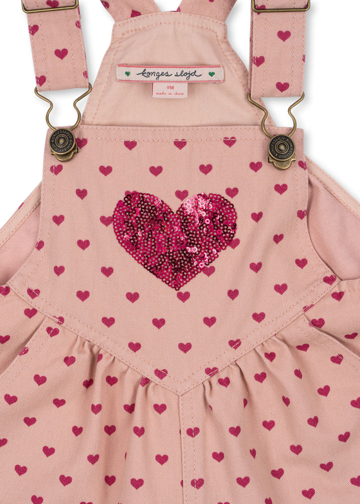 Konges Sløjd Nola Sequin Overalls GOTS - Berry Coeur
