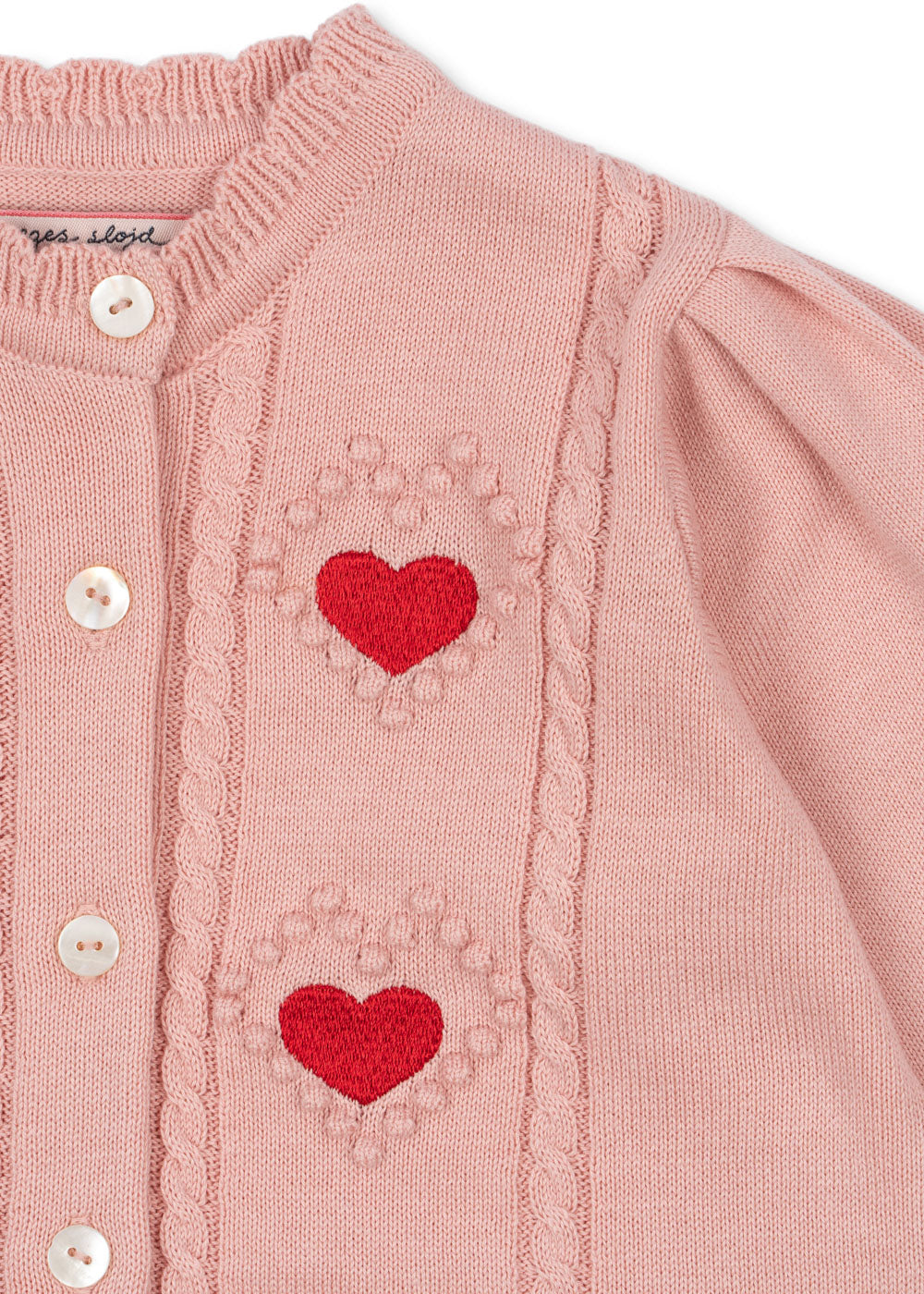 Konges Sløjd Soleil Cardigan GOTS - Silver Pink