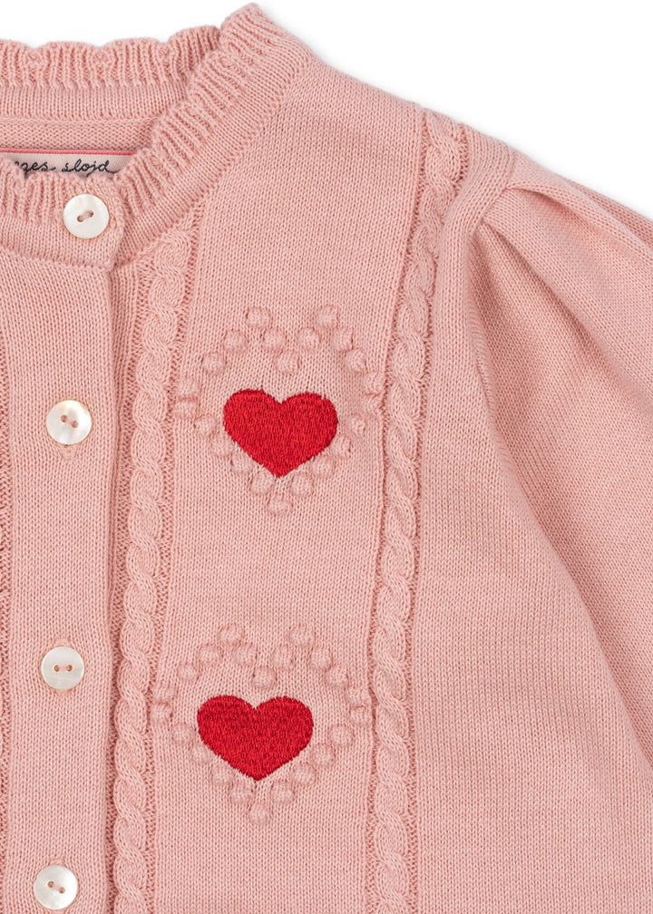 Konges Sløjd Soleil Cardigan GOTS - Silver Pink
