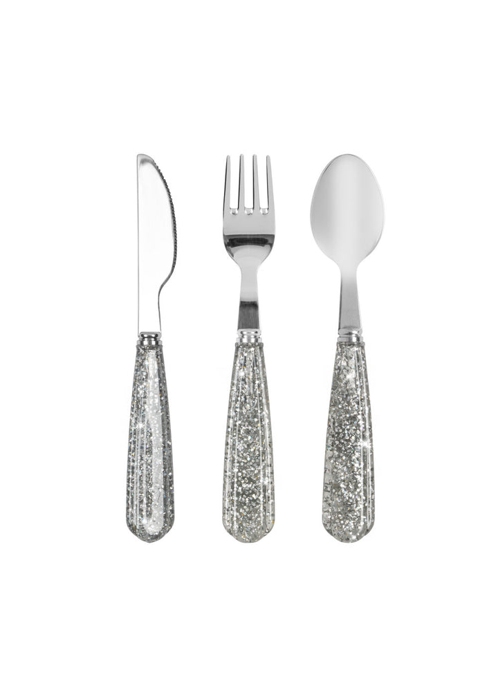 Konges Sløjd Glitter Cutlery - Sparkling Blue
