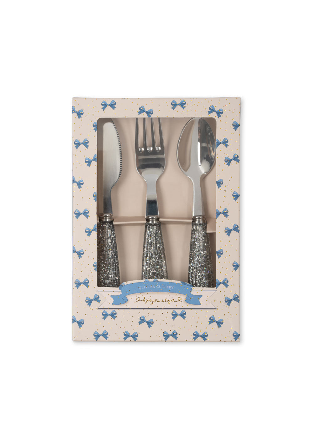 Konges Sløjd Glitter Cutlery - Sparkling Blue