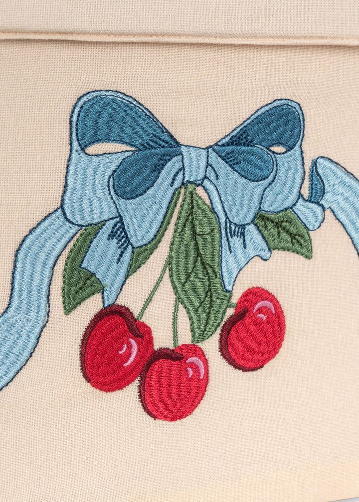 Konges Sløjd Small Storage Basket - Cherry