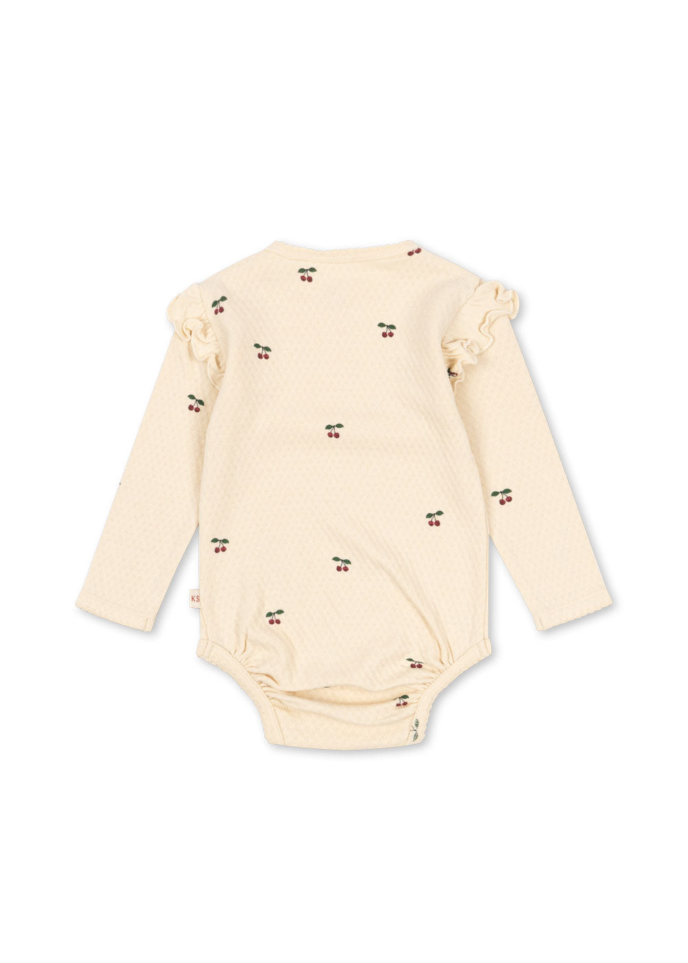Konges Sløjd Sui Frill Body GOTS - Cherry
