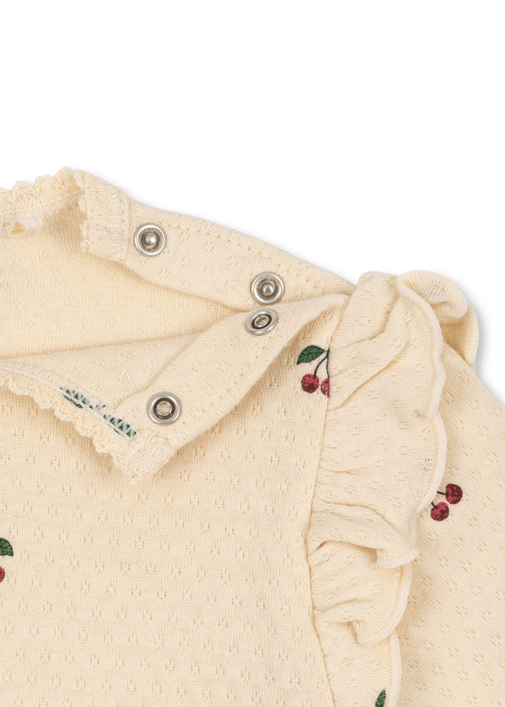 Konges Sløjd Sui Frill Body GOTS - Cherry
