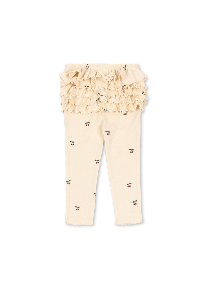 Konges Sløjd Sui Frill Pants GOTS - Cherry