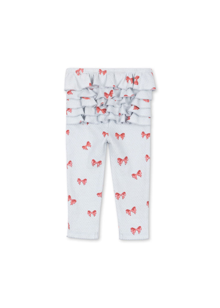 Konges Sløjd Sui Frill Pants GOTS - Rosia Blue Bow