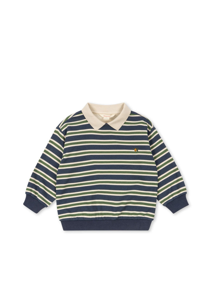 Konges Sløjd Spotty LS Polo GOTS - Spellbound Stripe / Coming Soon