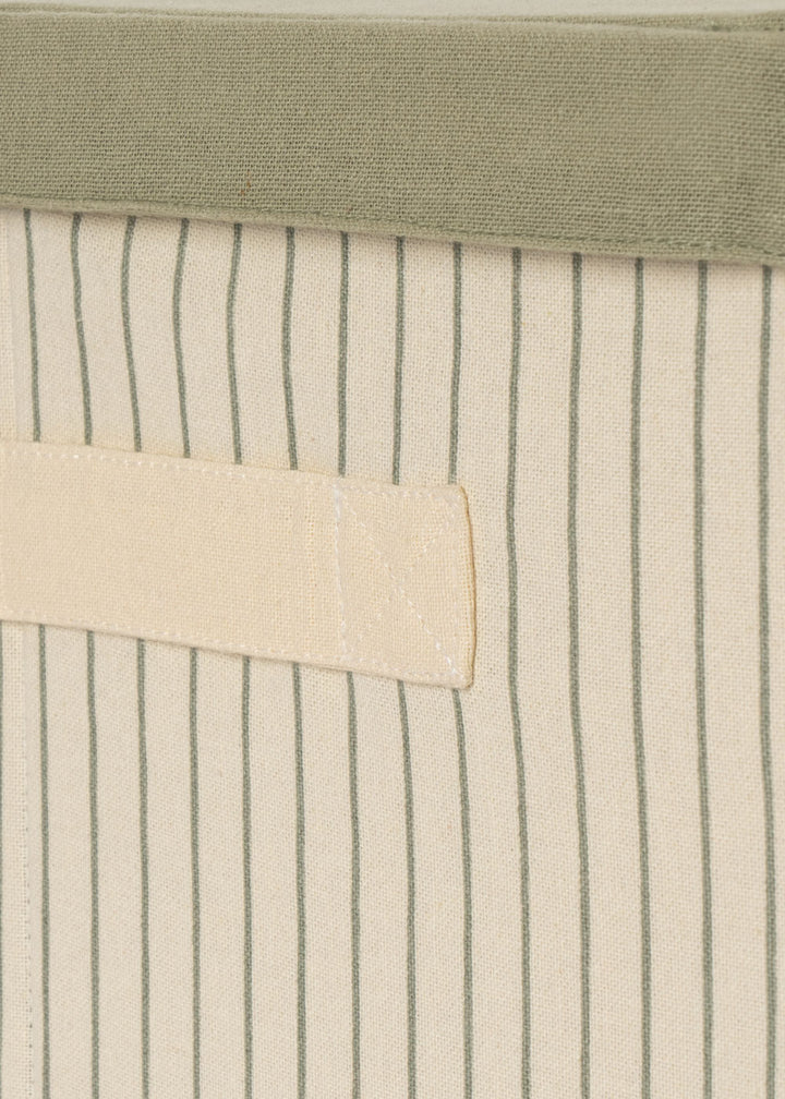 Konges Sløjd Big Storage Basket - Lemon Stripe / Pre Order