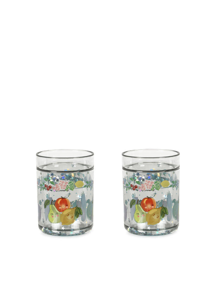 Konges Sløjd 2 Pack Glitter Cups - Fruity