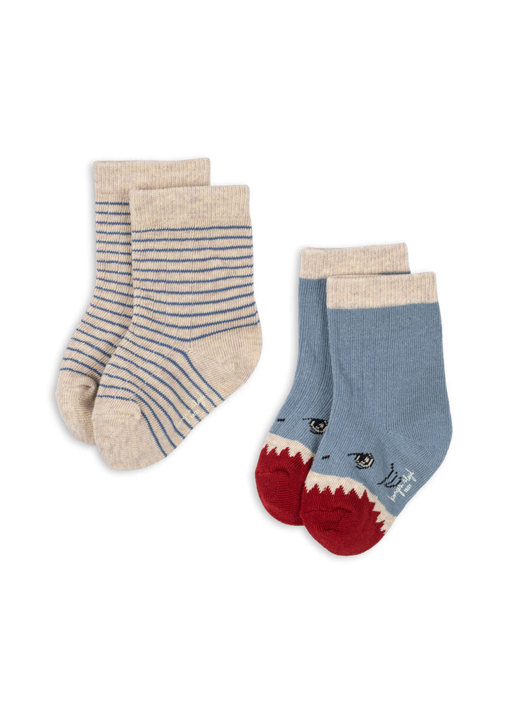 Konges Sløjd 2 Pack Socks - Shark