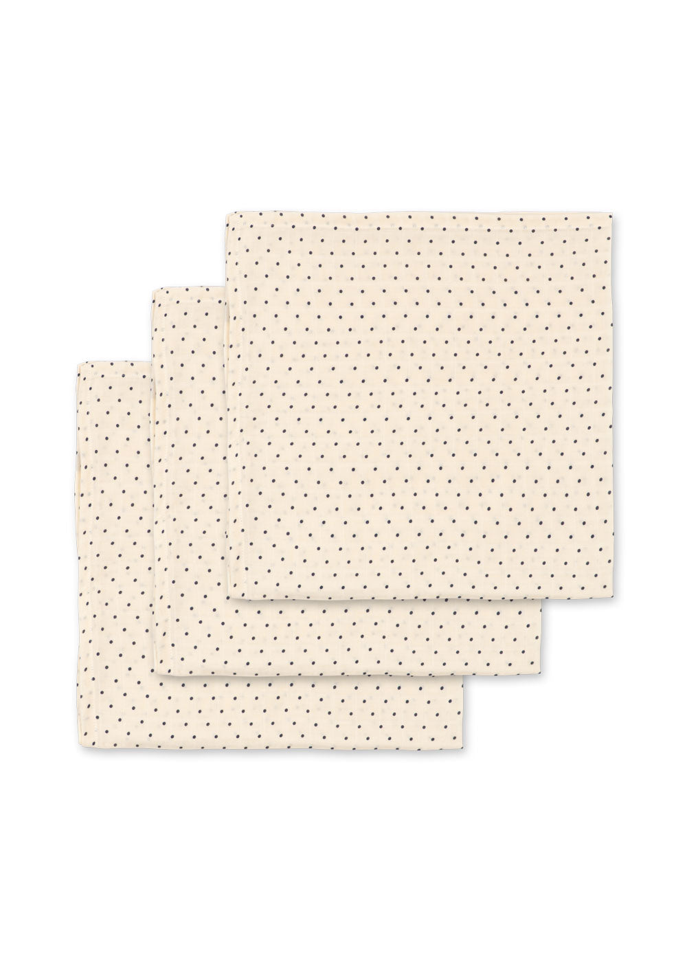 Konges Sløjd 3 Pack Muslin Cloth GOTS - Estate Dot