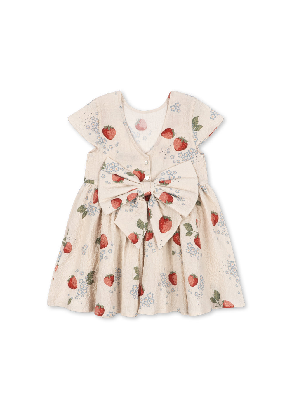 Konges Sløjd Ava Bow Dress - Marmalade Sun