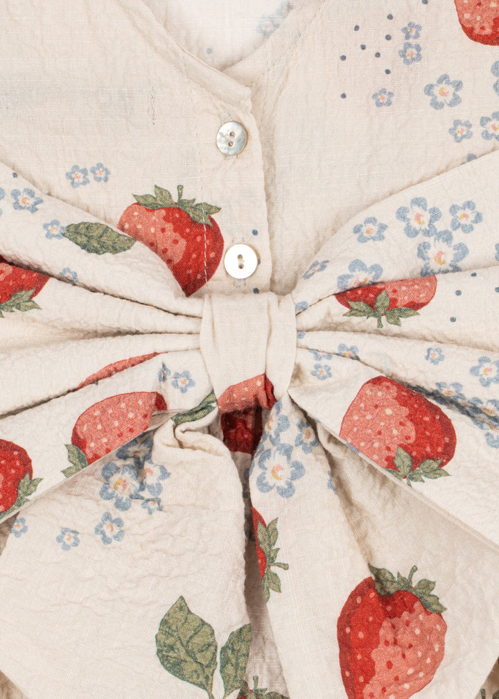 Konges Sløjd Ava Bow Dress - Marmalade Sun