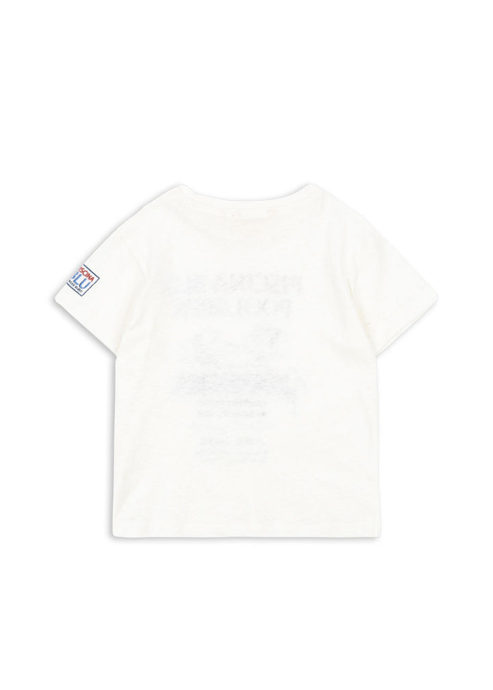 Konges Sløjd Era Tee - Off White / Piscina