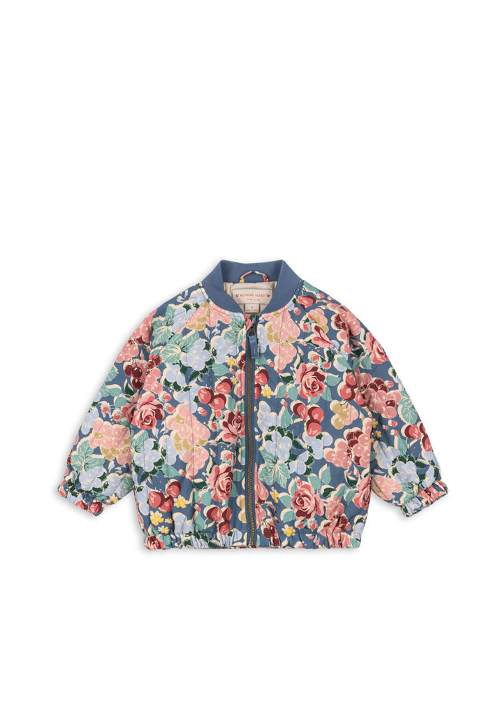 Konges Sløjd Juno Printed Bomber Jacket - Bloomiegrape Blues
