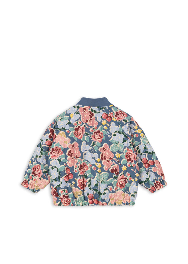 Konges Sløjd Juno Printed Bomber Jacket - Bloomiegrape Blues