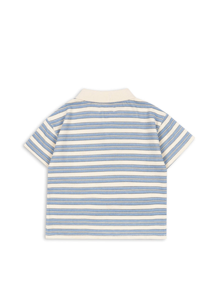 Konges Sløjd Spotty SS Polo - Stripe Ciel