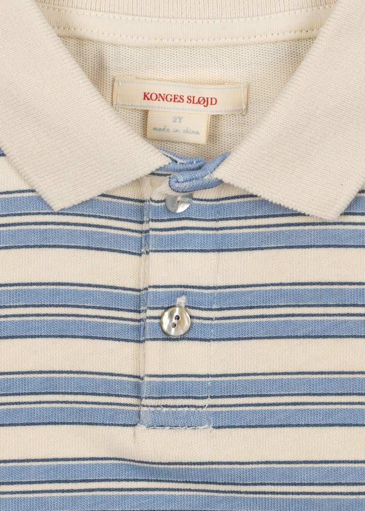 Konges Sløjd Spotty SS Polo - Stripe Ciel