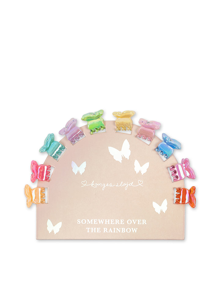 Konges Sløjd 10 Pack Mini Butterfly Hair Claws - Multi