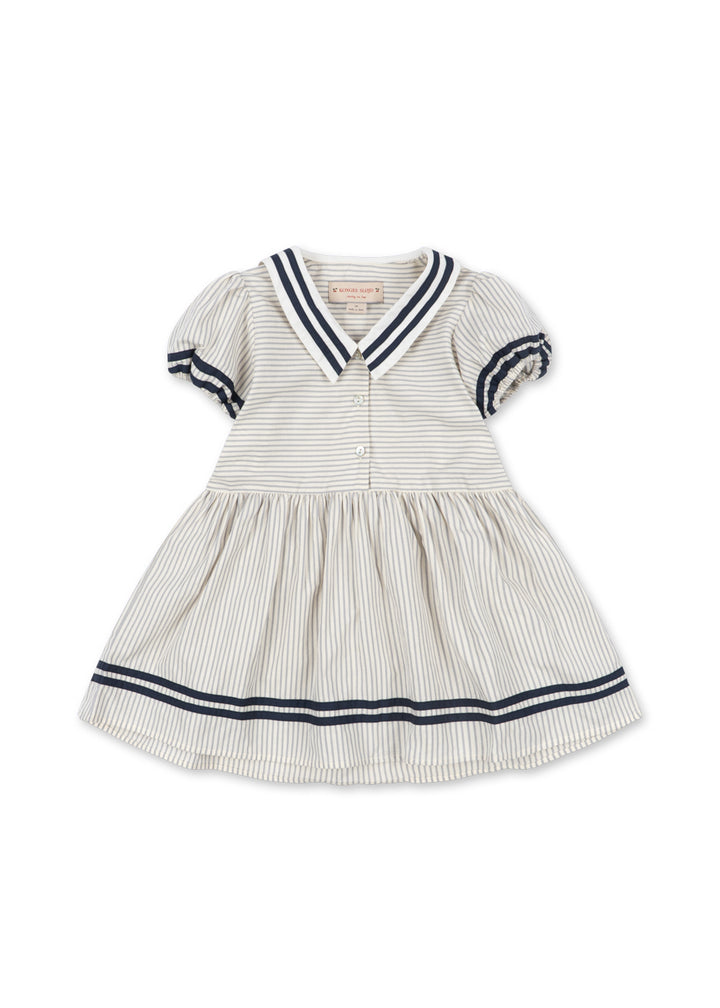 Konges Sløjd Allie Sailor Dress - Bleu Stripe