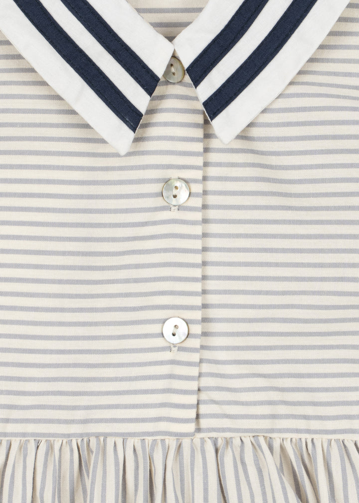 Konges Sløjd Allie Sailor Dress - Bleu Stripe