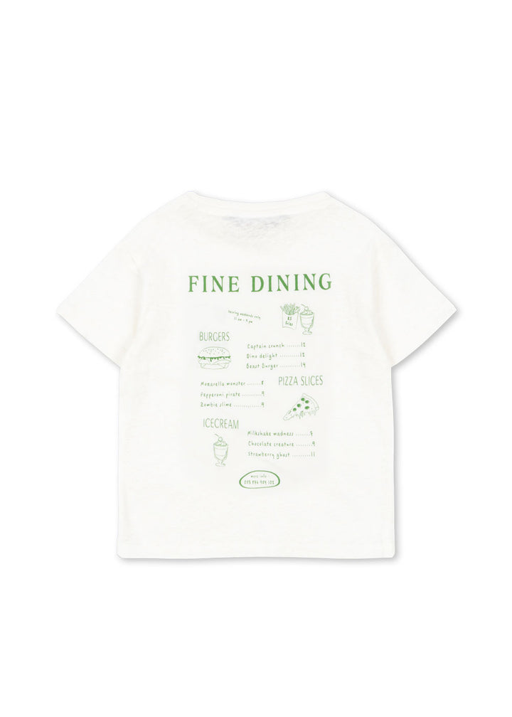 Konges Sløjd Era Tee - Off White / Fine Dining