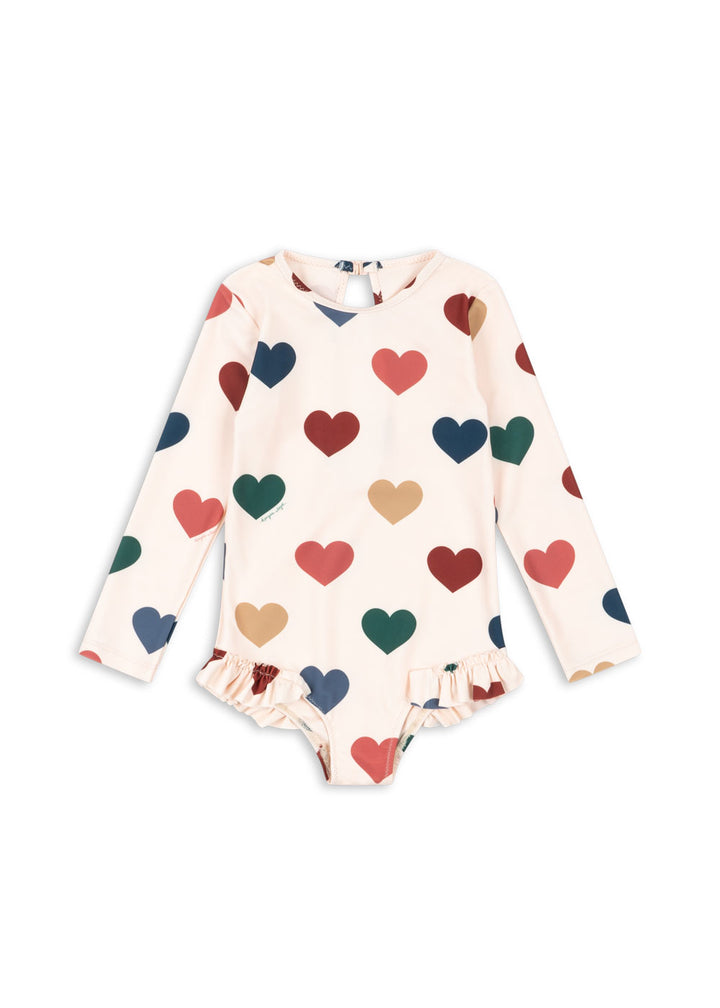 Konges Sløjd Manuca Long Sleeve Swimsuit - Bon Coeur Coloré