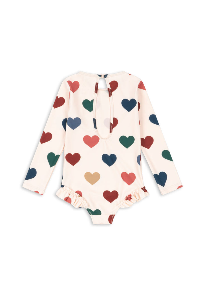 Konges Sløjd Manuca Long Sleeve Swimsuit - Bon Coeur Coloré