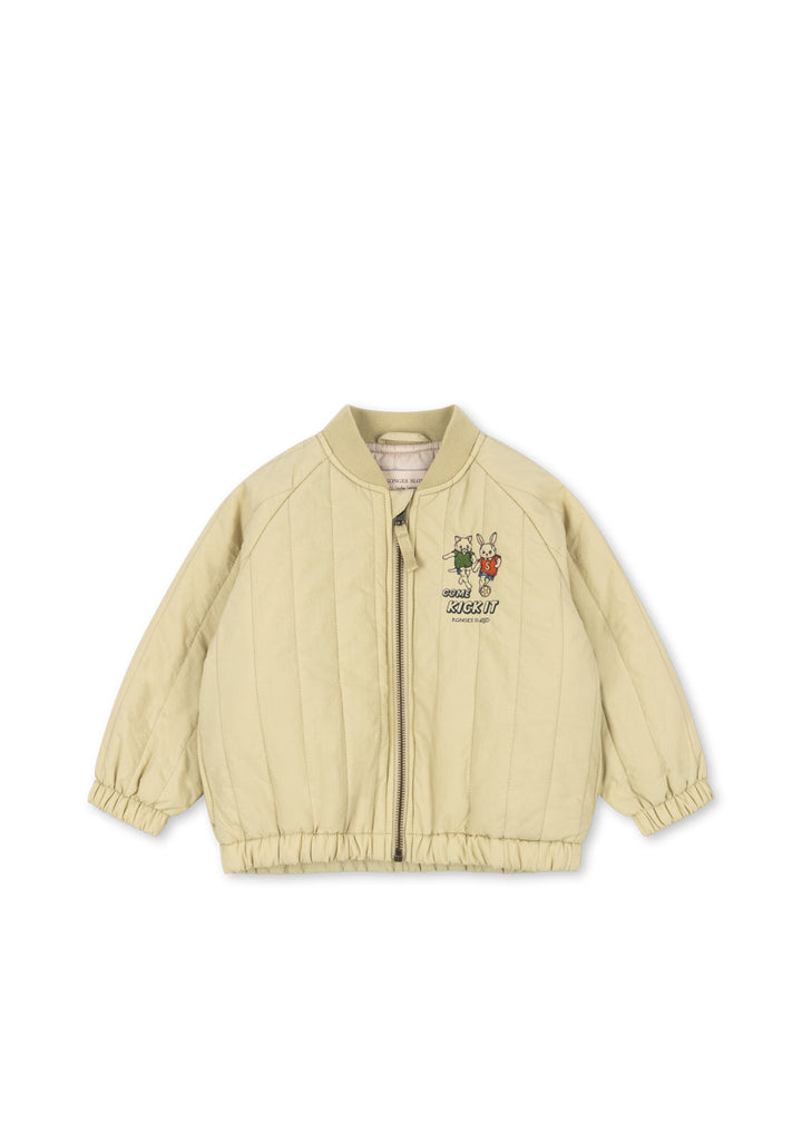 Konges Sløjd Juno Bomber Jacket - Pale Olive Green