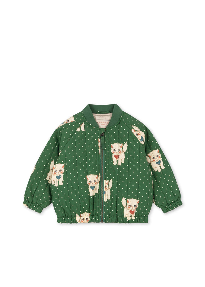 Konges Sløjd Juno Bomber Jacket - Dot Miao Verde