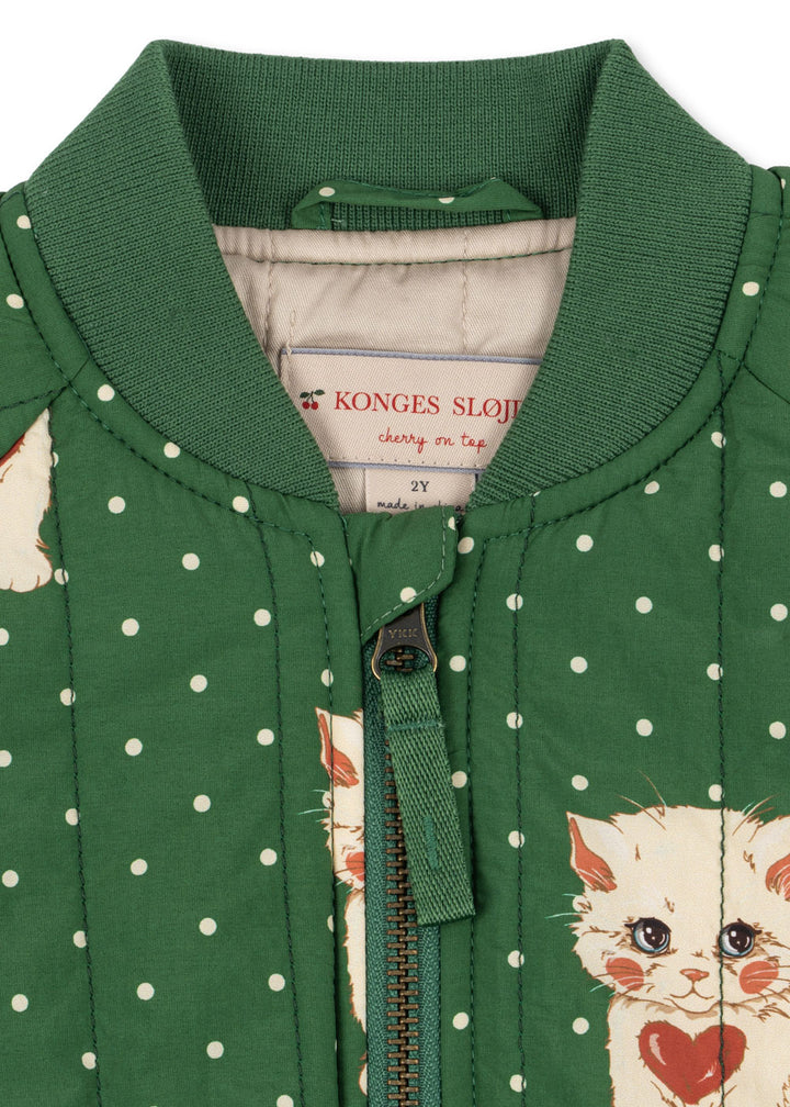 Konges Sløjd Juno Bomber Jacket - Dot Miao Verde