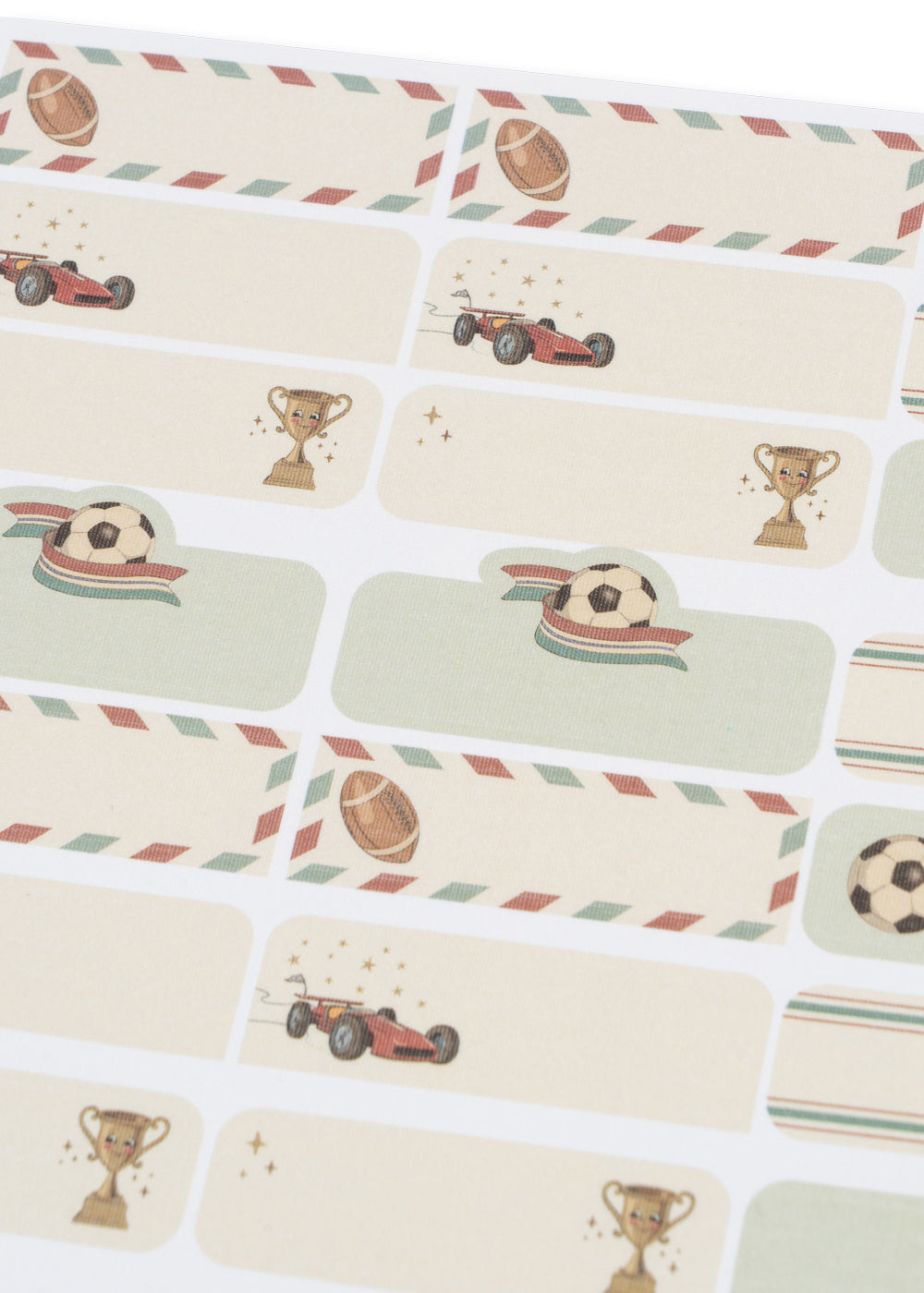 Konges Sløjd Name Stickers 60 pc - Kick It