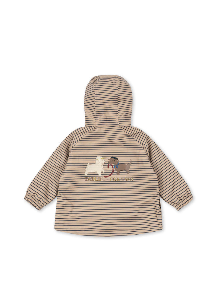 Konges Sløjd Rainy Palme Dog Rain Jacket - Stripe La Mer