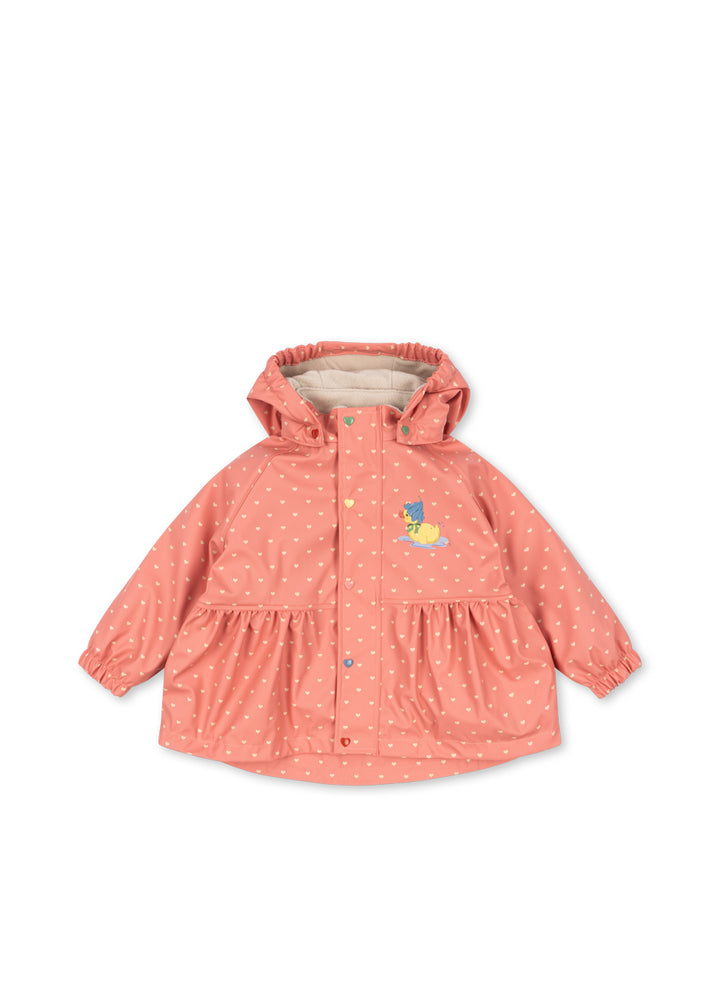 Konges Sløjd Rainy Palme Duckling Rain Jacket - Coeur Feathers