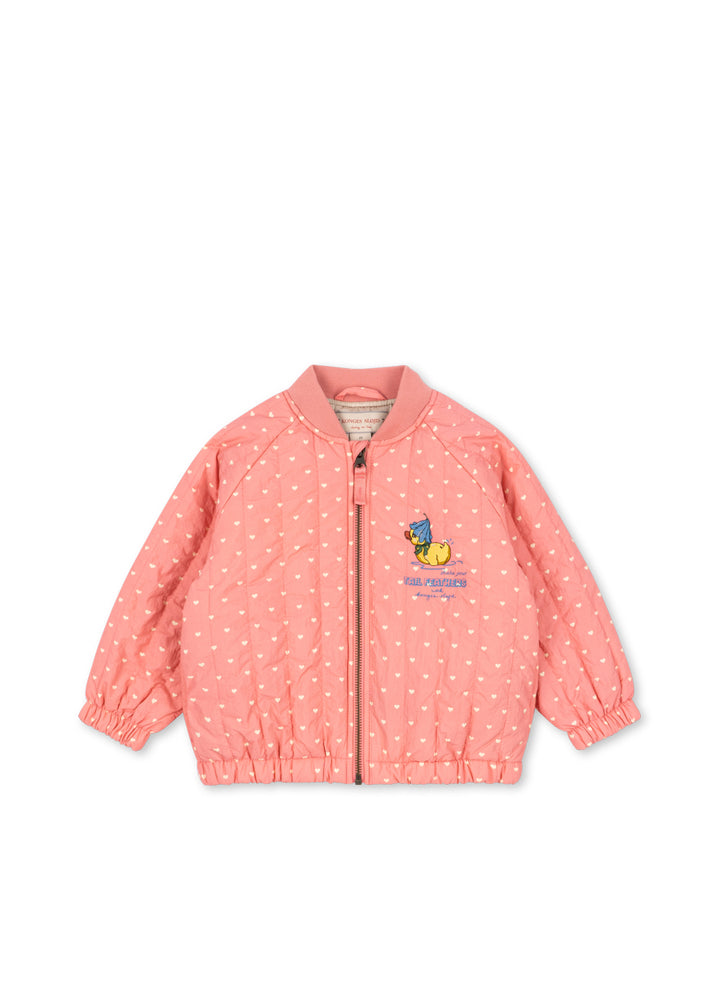 Konges Sløjd Juno Duckling Printed Bomber - Coeur Feathers