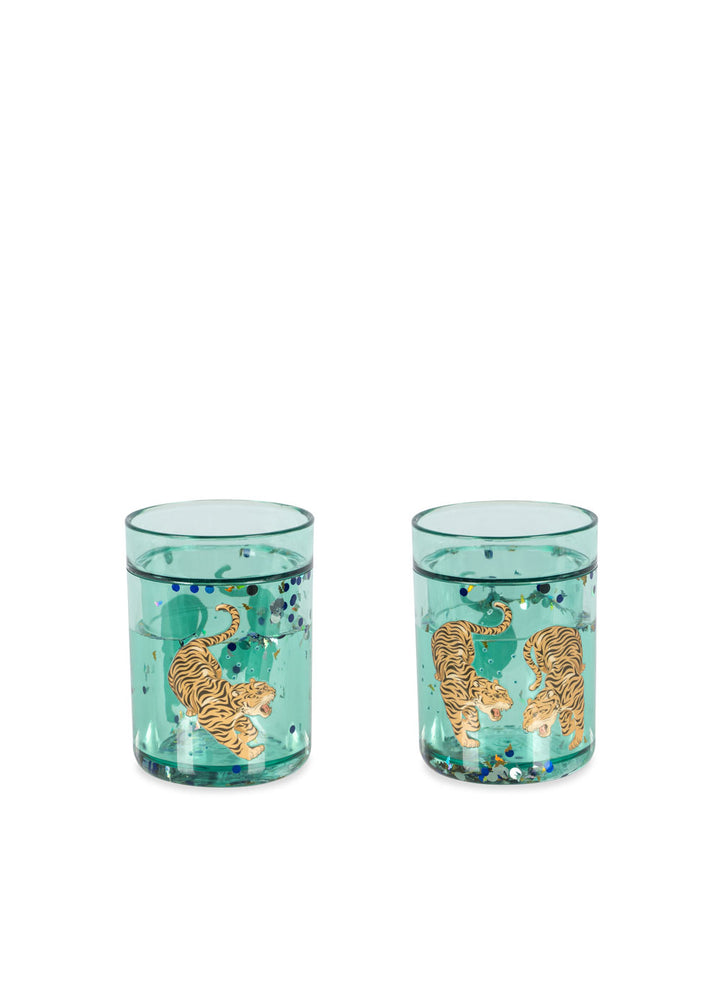 Konges Sløjd 2 Pack Glitter Cups - Tiger Ruggito