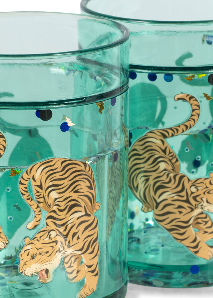 Konges Sløjd 2 Pack Glitter Cups - Tiger Ruggito