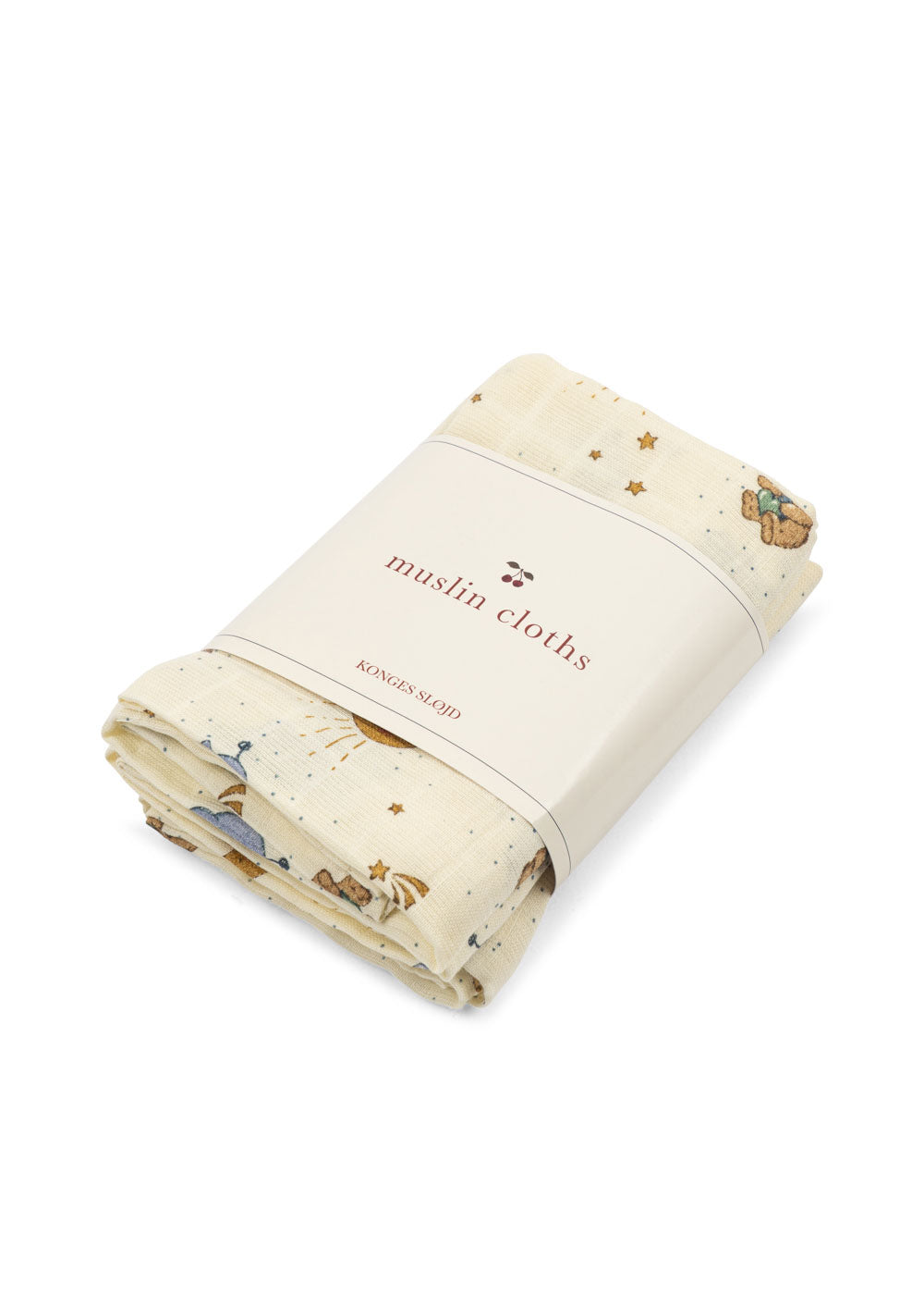 Konges Sløjd 3 Pack Muslin Cloth - Cucciolo