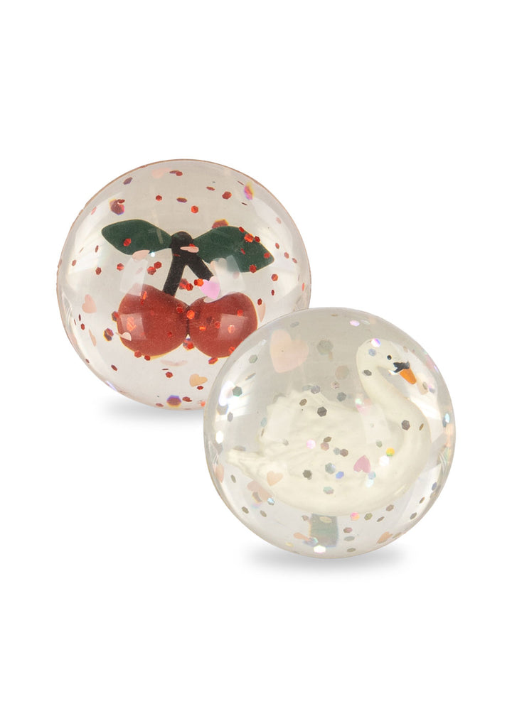 Konges Sløjd Bouncing Ball Set - Cherry / Swan