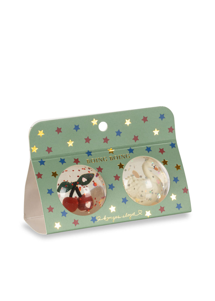 Konges Sløjd Bouncing Ball Set - Cherry / Swan