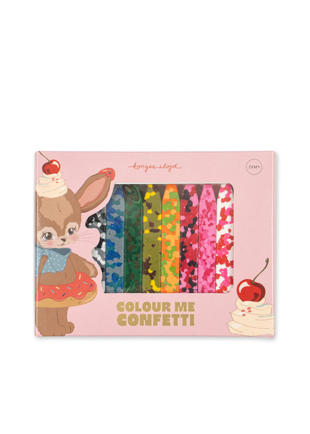 Konges Sløjd Confetti Crayons - Bunny