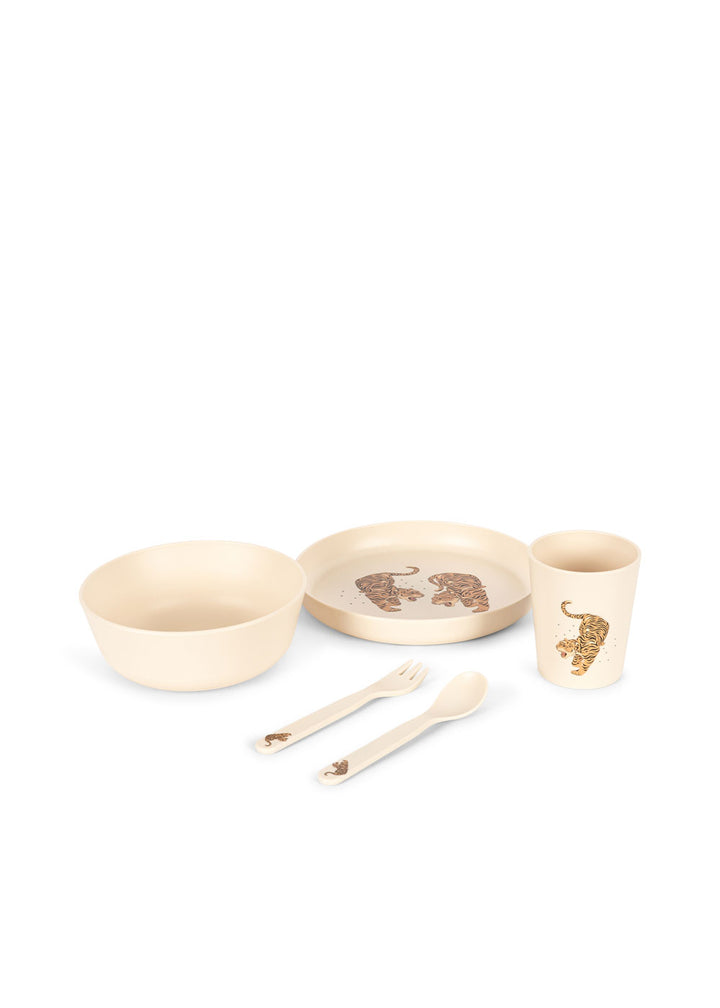 Konges Sløjd Dinner Set - Tiger Ruggito