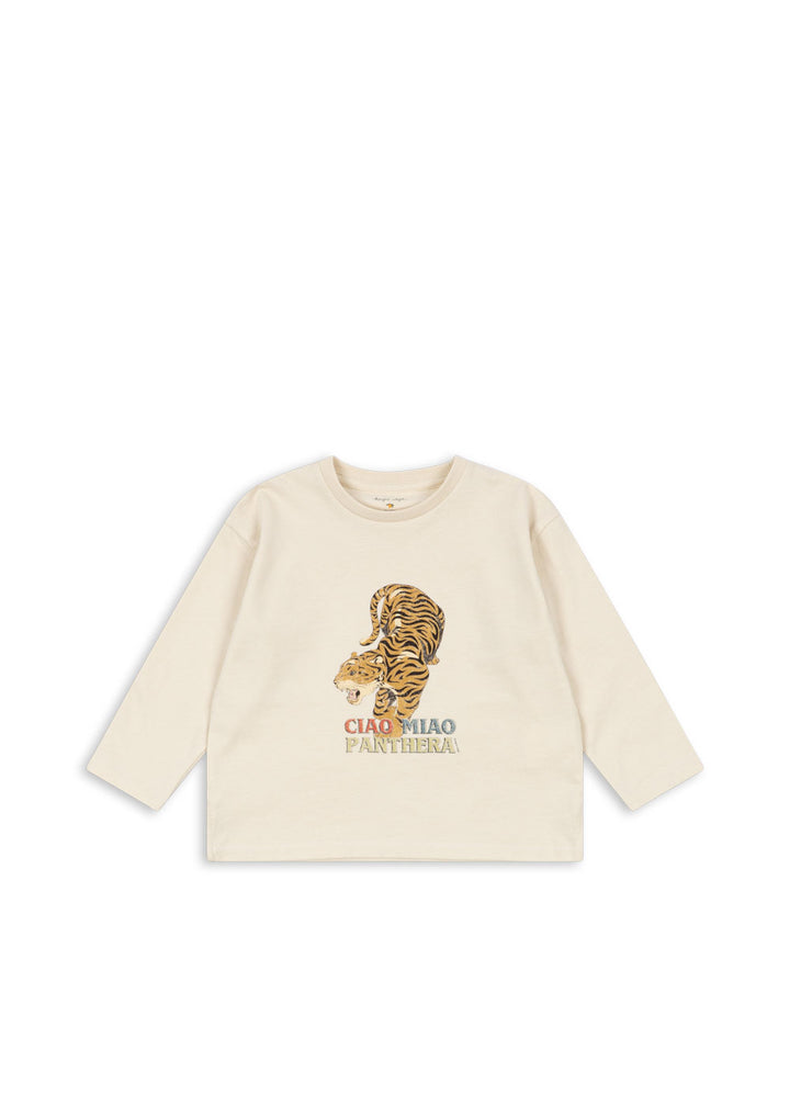 Konges Sløjd Fili Box Tee - Almond Milk