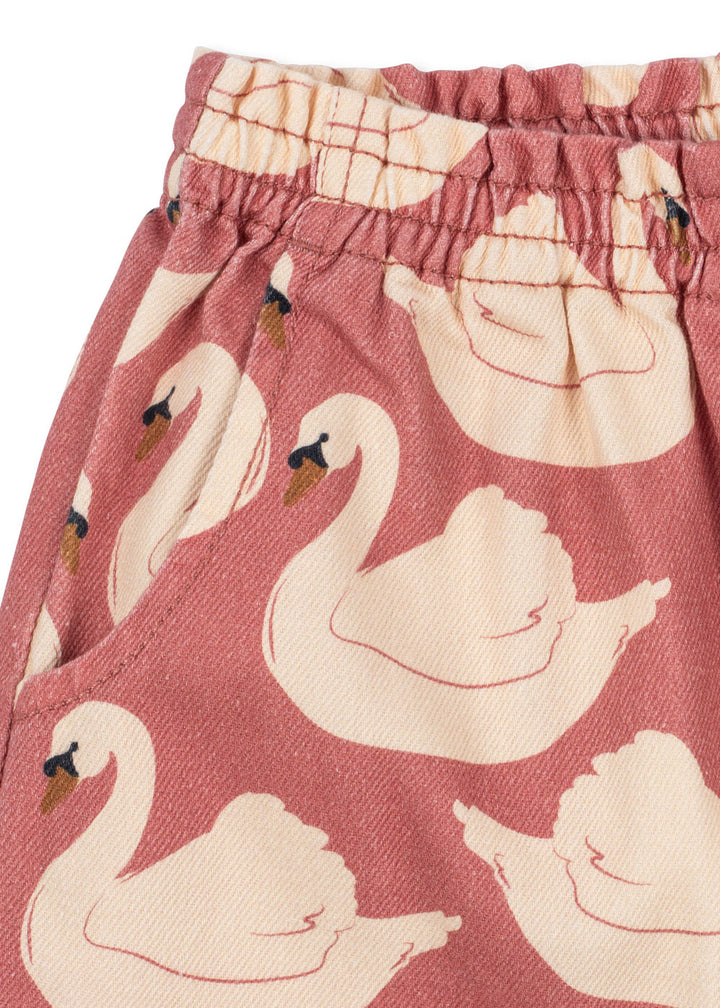 Konges Sløjd Magot Frill Pant - Swan Rose