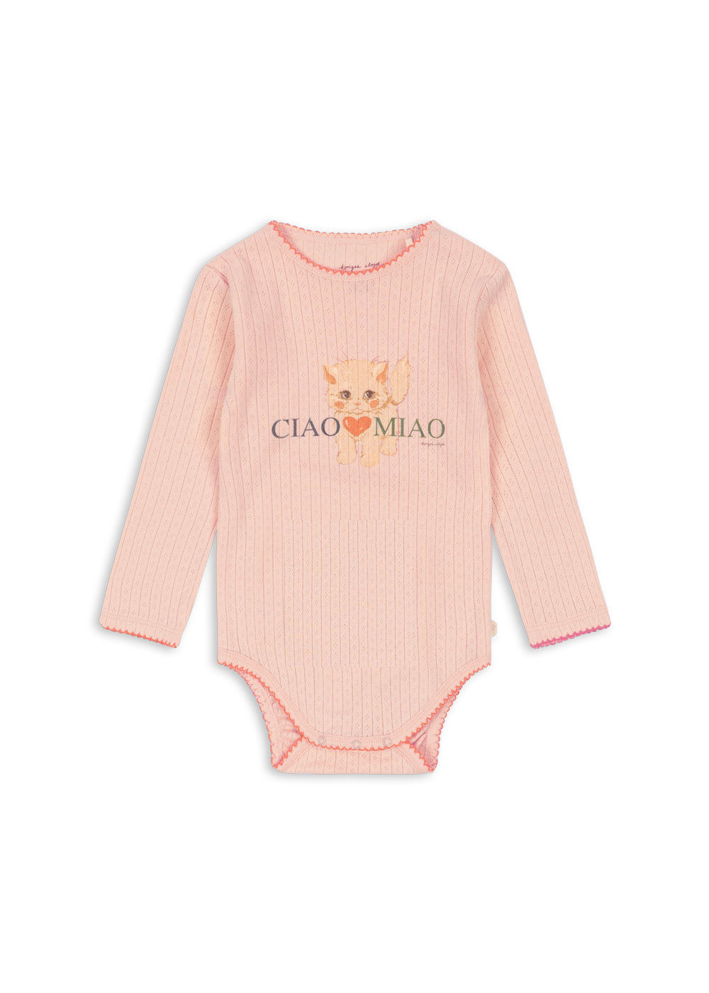 Konges Sløjd Minnie LS Bodysuit - Pale Blush