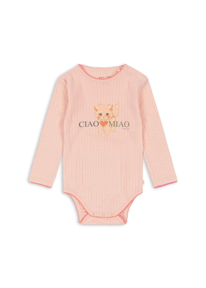 Konges Sløjd Minnie LS Bodysuit - Pale Blush