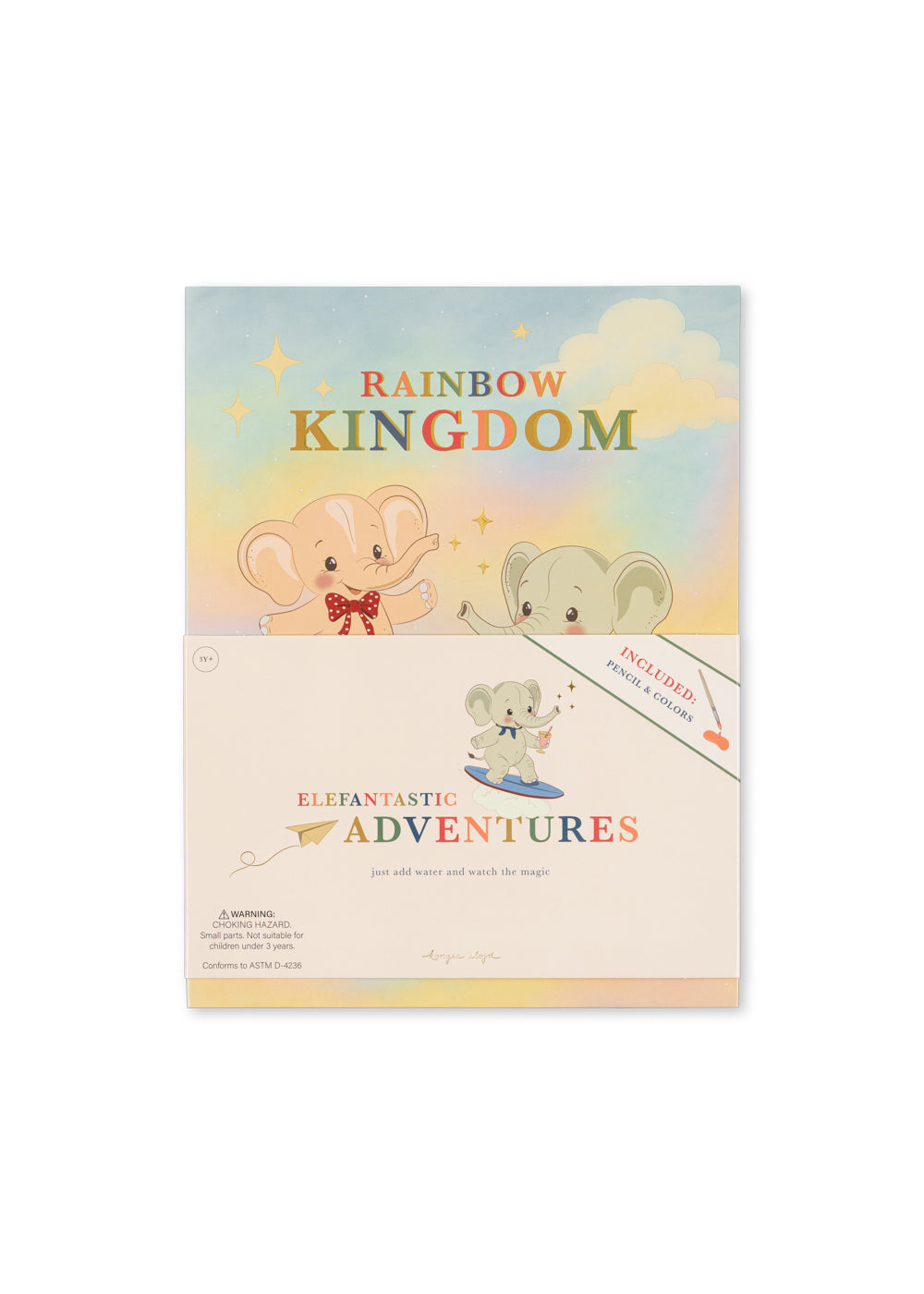 Konges Sløjd Rainbow Watercolour Book - Multi