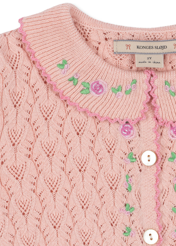 Konges Sløjd Rosier Cardigan - Light Rose