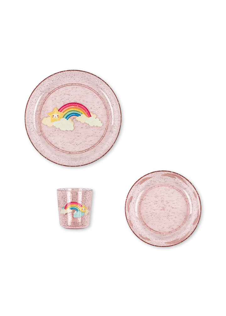 Konges Sløjd Sparkly Dinner Set - Rainbow
