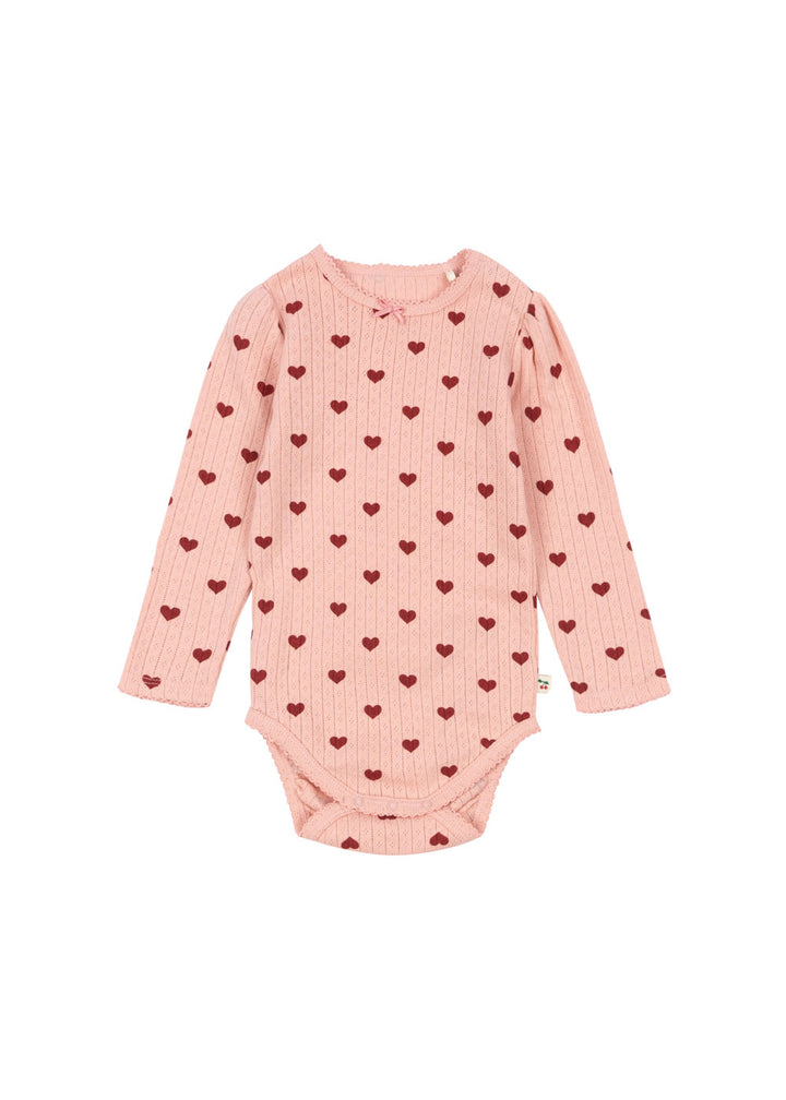 Konges Sløjd Minnie Body GOTS - Amour Rouge